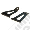 Support noir pour barre de LED Jeep Cherokee XJ