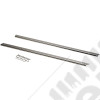 Kit de protections de bas de caisse latéraux en acier inox pour Jeep CJ7 et Wrangler YJ
