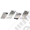 Kit de charnières de porte acier / inox (pour porte pleine) - Jeep CJ, Wrangler YJ - 488420 / 30474 / H1364 / RT34008