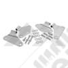 Kit de 4 charnières coté caisse en acier / inox pour Jeep Wrangler JK (2 portes) 