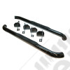 Kit de marchepieds tubulaire noir - Jeep Wrangler JK (2 portes) - NB30062