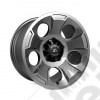 Jante aluminium Rugged Ridge Drakon Gun Metal 9x17 / 5x127 / ET: -12 - 15302.30 - Jante alu 17 pouces