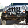 Protection anti encastrement pour pare chocs avant acier MID (Poison Spider) Jeep Wrangler JK 