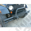 Pare chocs avant en acier avec double tubes pour Jeep Wrangler JK (avec porte treuil et plaque de fermeture) NON COMPATIBLE AVEC LES PARE CHOCS RUGGED RIDGE. 