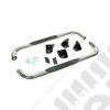 Marchepieds (diamètre : 75 mm) acier inox avec plateau anti-dérapant - Jeep Wrangler YJ - 8625S