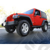 Kit marches pieds électrique avec plateaux pour Jeep Wrangler JL , 2 portes (la paire) 