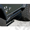 Kit marches pieds acier noir , pour Wrangler JK, 2 portes
