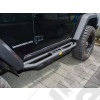 Kit marches pieds acier noir smittybilt , pour Jeep Wrangler JK 2 portes