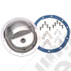 Couvercle de différentiel arrière en acier inox chromé Dana 35, Jeep Wrangler YJ, TJ, JK, Cherokee XJ, Grand Cherokee ZJ, ZG, WJ, WG