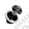 Trappe à essence "Jeep" en aluminium et plastique chromé pour Jeep Wrangler JK