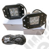 Pare chocs avant acier avec porte treuil type: 4 LED Jeep Wrangler JK