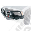 Pare chocs avant acier WARN avec porte treuil et barre protection Jeep Cherokee XJ