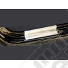 Kit de 2 protections de seuils de portes arrière en acier inox pour Jeep Wrangler JK Unlimited