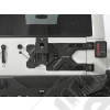 Support de roue de secours renforcé pour pneu jusqu'à 37" pour Jeep Wrangler JK