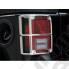 Grilles de protections de feux arrière en acier inox Jeep Wrangler JK