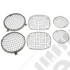 New Old Stock: Kit grilles protections de feux avant et arrière acier inox Jeep CJ (6 pièces) (SANS VISSERIE)