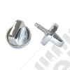 1 boulon en acier chromé (vis) de baie de pare brise chromé, Jeep CJ5, CJ6, CJ7, CJ8, Wrangler YJ