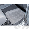 Kit de tapis de sol en caoutchouc avant gris, Wrangler JK (2 ou 4 portes)