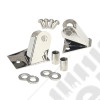 Kit de supports de rétroviseur, acier inox, Wrangler TJ