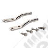 Kit de fixations de sangle pour porte en acier / inox (coté caisse) Jeep Wrangler TJ