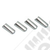 Kit de 4 enjoliveurs pour volant (4 branches) couleur: chrome brillant Jeep Wrangler JK (phase: 1 , 177ch)