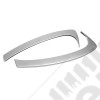Kit Enjoliveurs tableau de bord centrale (2 pieces) (couleur: argent) Jeep Wrangler JK