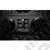 Kit d'enjoliveurs de tableau de bord et portes (12 pièces) (couleur: noir) pour Jeep Wrangler JK