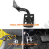 WWW.JEEPERSTORE.COM Repose pied en acier noir pour Jeep Wrangler JK (boite auto)