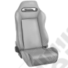 Siège baquet - Couleur : gris - Jeep CJ, Wrangler YJ, Wrangler TJ