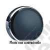Housse de roue de secours avec cerclage acier / inox et centre en plastique pour roue de 31"x10.50"