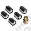 Kit d'écrous antivol de roue pour 5 roues Jeep CJ, Wrangler YJ, TJ, JK, Cherokee XJ, Liberty KJ, KK, Grand Cherokee ZJ, ZG, WJ, WG, WH, WK - B716542 / A51/2