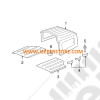 Panneau gauche Hard Top origine MOPAR noir (non peint) - Jeep Wrangler JK (2 ou 4 portes) - 1CM51RXFAC