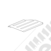 1CM50RXFAH Panneau droit de Hard Top origine MOPAR noir (non paint) Jeep Wrangler JK 2 ou 4 portes