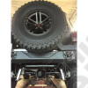 Silencieux échappement noir avec double sortie (embout ROND) moteurs 2.8L CRD, 3.8L et 3.6L essence - Jeep Wrangler JK - 17606.77