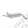 Silencieux BORLA avec tube de sortie moteurs 2.8L CRD, 3.8L V6 et 3.6L V6 - Jeep Wrangler JK - 11754