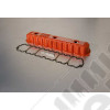 Cache culbuteur (couvre culasse) de couleur ROUGE pour 4.0L 6 cylindres essence pour moteur Jeep wrangler YJ => 1993 à 1995 wrangler TJ => 1996 à 2006 Cherokee XJ => 1993 à 2001 Grand Cherokee ZJ, ZG => 1993 à 1998 Grand Cherokee WJ, WG => 1999 à 2