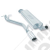 Silencieux BORLA avec tube de sortie pour moteur 5.7L HEMI - Jeep Grand Cherokee WH / WK - 140158