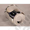 Cache moyeu de roue FERME (arrière) en acier chromé (diamètre 110mm) - Jeep CJ2, CJ3, CJ5, CJ6, CJ7, CJ8, Wagoneer SJ
