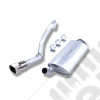 Silencieux BORLA avec tube de sortie, 2.5L et 4.0L Wrangler TJ