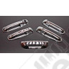 Kit d'enjoliveurs de poignée de porte et coffre en plastique chromé, (10 éléments) Jeep Grand Cherokee WJ, WG 