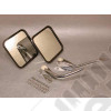 Kit de rétroviseurs acier / inox Jeep CJ, Wrangler YJ , TJ
