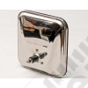 Rétroviseur de rechange (miroir seul) Acier / Inox Jeep CJ, Wrangler YJ, TJ 