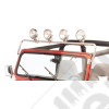 Rampe de lampes portées acier inox pour Jeep CJ ou Wrangler YJ