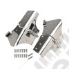 Kit de charnières de baie de pare brise en acier / inox pour Jeep Wrangler TJ et LJ
