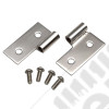 Kit de ferrures de porte sur caisse acier inox - Jeep CJ, Wrangler YJ - SH7407