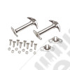 Kit d'attaches capot acier inox - Jeep CJ et Wrangler YJ - SH7401 / 11116-01