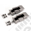 Kit d'attache-capots en acier inox mat Jeep Wrangler TJ