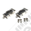 Kit d'attache-capots en acier inox brillant Jeep Wrangler TJ