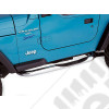Marchepieds (diamètre : 75 mm) acier inox avec plateau anti-dérapant - Jeep Wrangler YJ - 8625S