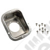 Cadre d orifice de réservoir acier / inox Jeep CJ